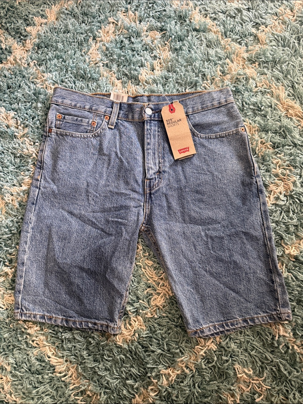 Levi's Light Blue Denim Jean Shorts